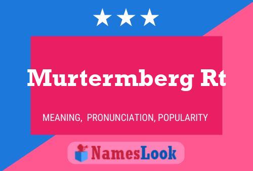 Murtermberg Rt Name Poster