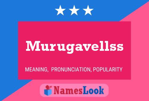 Murugavellss Name Poster