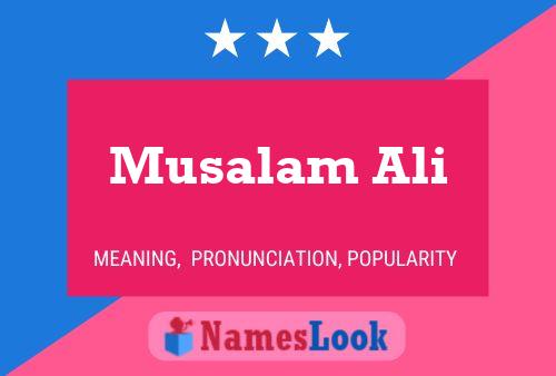 Musalam Ali Name Poster