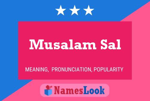 Musalam Sal Name Poster