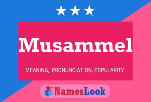 Musammel Name Poster