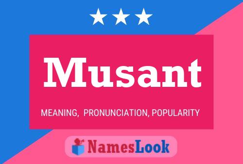 Musant Name Poster