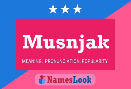 Musnjak Name Poster