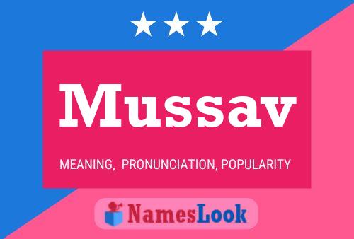 Mussav Name Poster