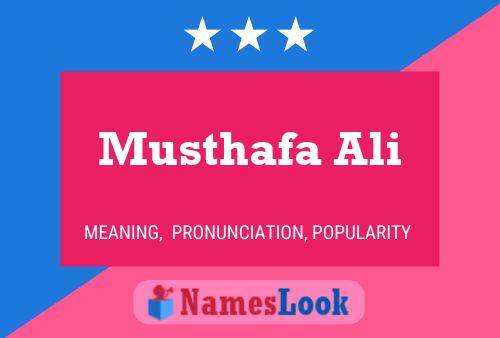 Musthafa Ali Name Poster