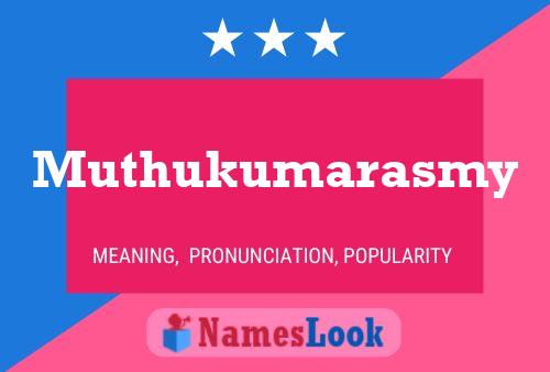 Muthukumarasmy Name Poster