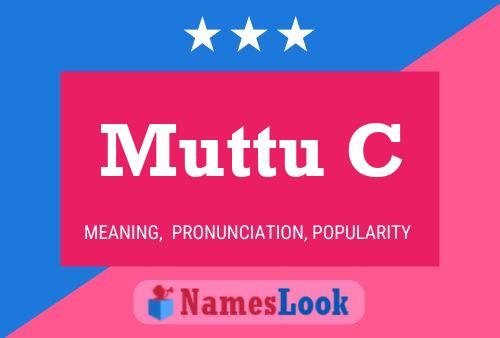 Muttu C Name Poster