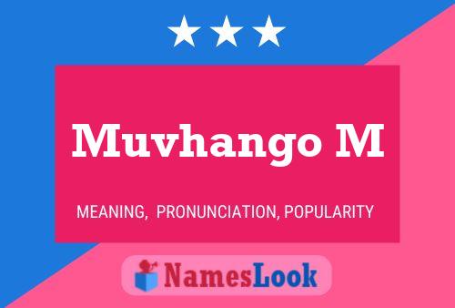 Muvhango M Name Poster