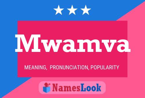 Mwamva Name Poster