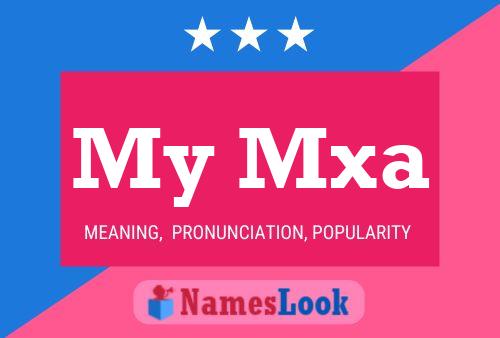 My Mxa Name Poster