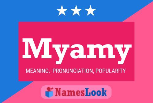 Myamy Name Poster