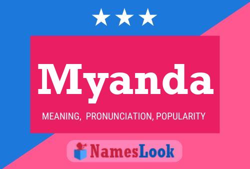 Myanda Name Poster