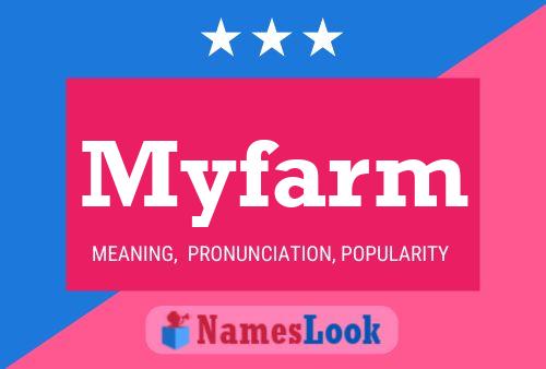 Myfarm Name Poster