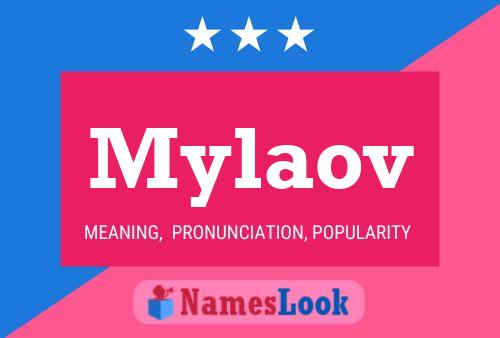 Mylaov Name Poster