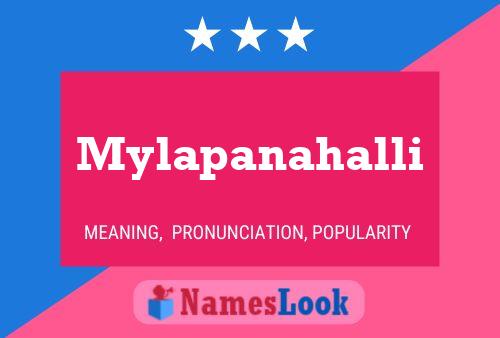 Mylapanahalli Name Poster