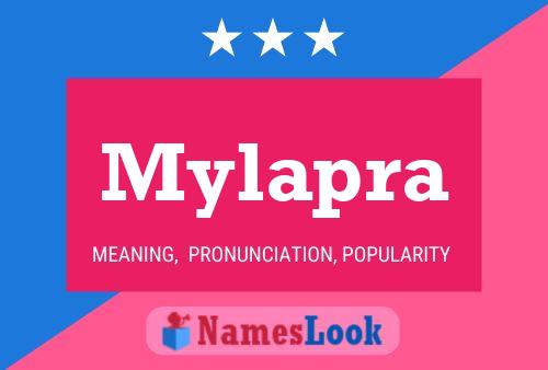 Mylapra Name Poster