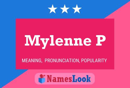 Mylenne P Name Poster