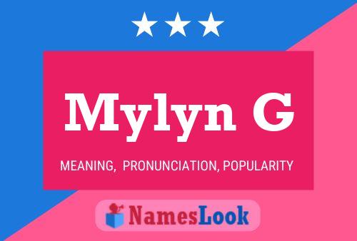 Mylyn G Name Poster