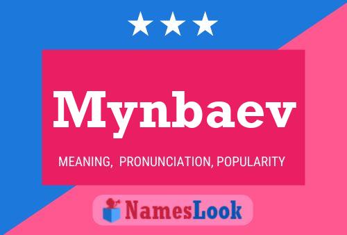 Mynbaev Name Poster