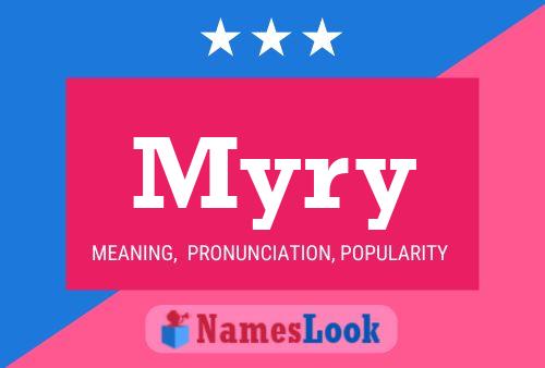 Myry Name Poster