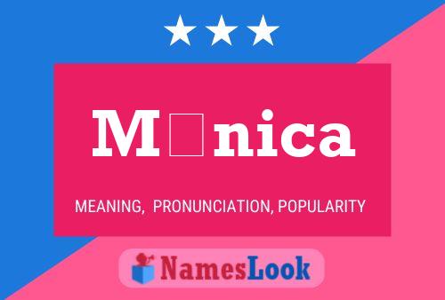 Mónica Name Poster