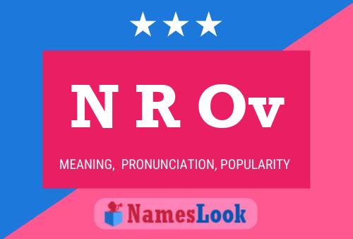 N R Ov Name Poster