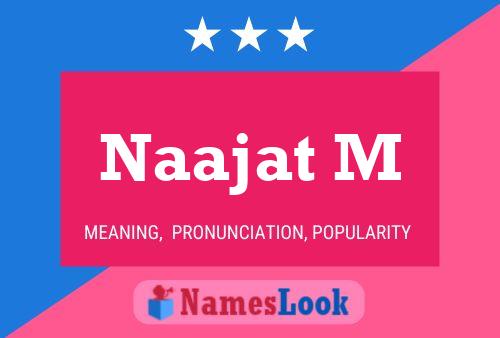 Naajat M Name Poster