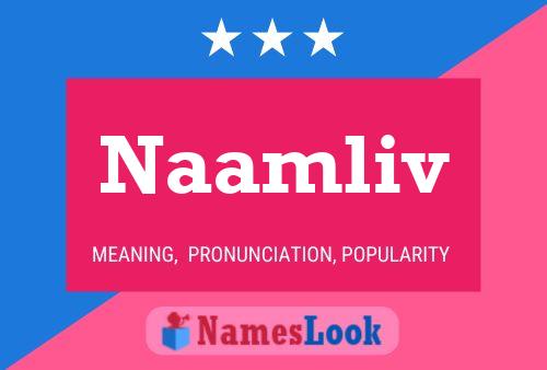 Naamliv Name Poster