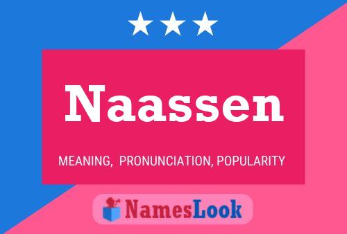 Naassen Name Poster