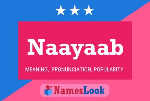 Naayaab Name Poster