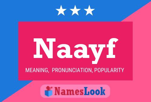 Naayf Name Poster