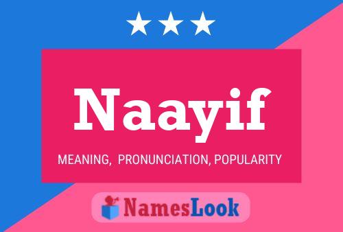 Naayif Name Poster