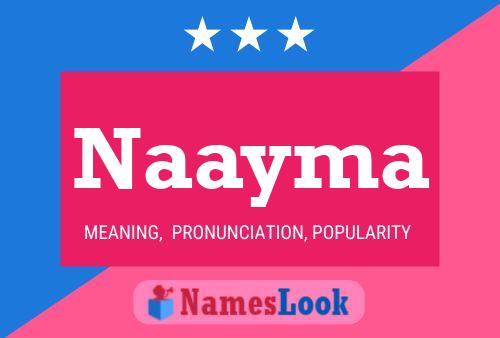 Naayma Name Poster