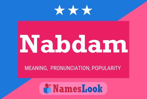 Nabdam Name Poster