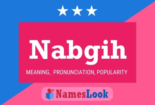 Nabgih Name Poster