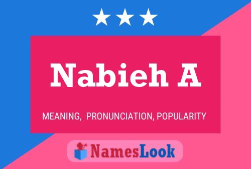 Nabieh A Name Poster