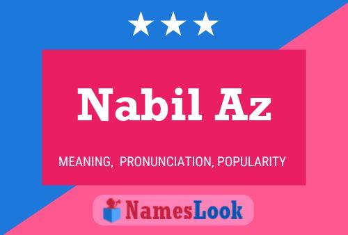 Nabil Az Name Poster