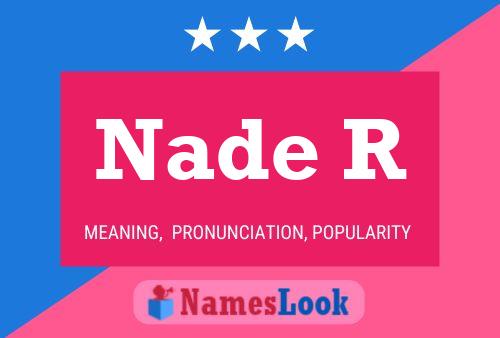 Nade R Name Poster