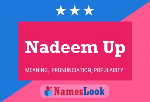 Nadeem Up Name Poster