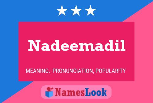 Nadeemadil Name Poster