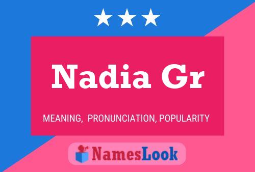 Nadia Gr Name Poster