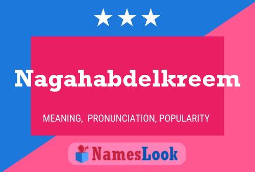 Nagahabdelkreem Name Poster