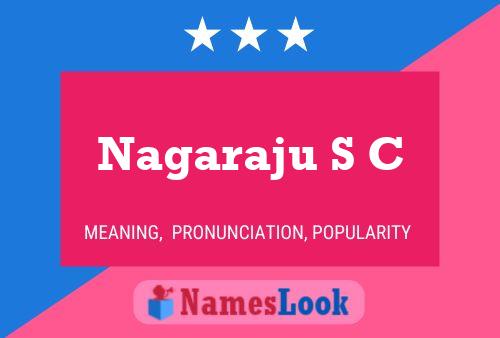 Nagaraju S C Name Poster