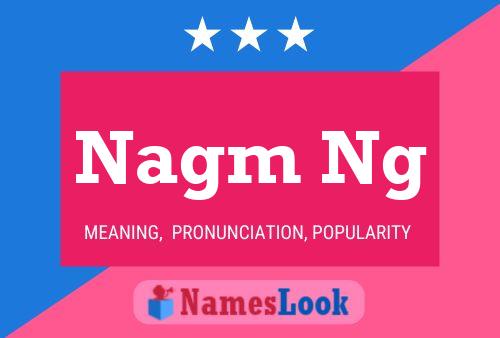 Nagm Ng Name Poster