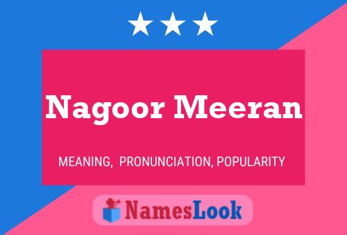 Nagoor Meeran Name Poster