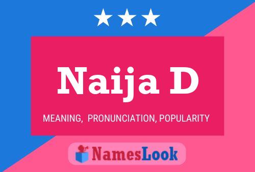 Naija D Name Poster