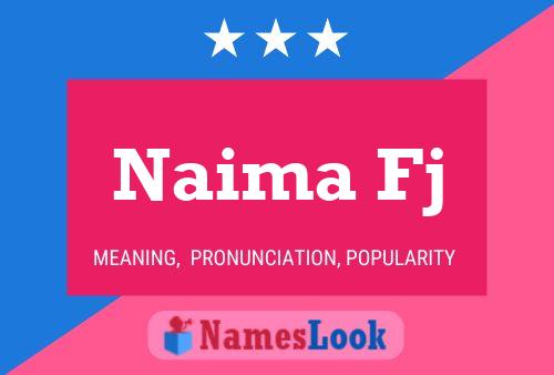 Naima Fj Name Poster