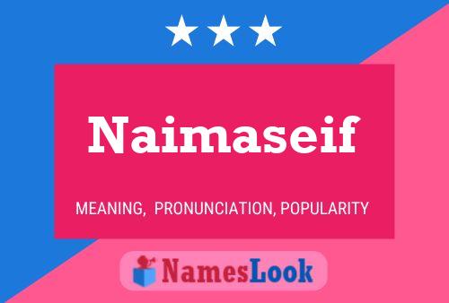 Naimaseif Name Poster