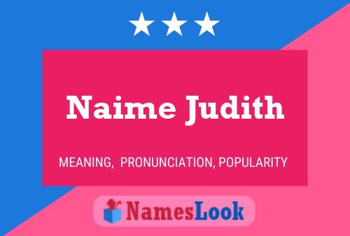 Naime Judith Name Poster