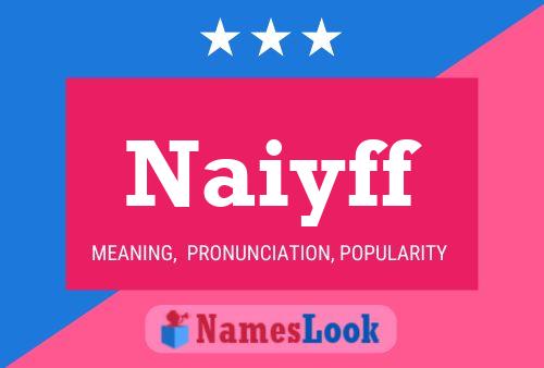 Naiyff Name Poster